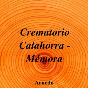 Crematorio Calahorra - Mémora|Funeraria|crematorio-calahorra-memora|5,0|2|Calle del Vía Crucis, 58A, 26580 Arnedo, La Rioja|Arnedo|879|la-rioja|La Rioja|memora.es|941 13 38 96|-|https://goo.gl/maps/gkTD6ujN65ewMVWF7|