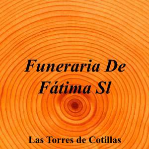 Funeraria De Fátima Sl|Funeraria|funeraria-fatima-s-l|5,0|1|Calle Madrid, 16, 30565 Las Torres de Cotillas, Murcia|Las Torres de Cotillas|886|murcia|Murcia|funerarias-velatorios-fatima.com|968 62 36 25|funerariafatima95@gmail.com|https://goo.gl/maps/zA62MGVsutgeCM9SA|