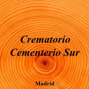 Crematorio Cementerio Sur|Funeraria|crematorio-cementerio-sur|5,0|2|Avenida Princesa Juana de Austria, 1, 28054 Madrid|Madrid|884|madrid|Madrid|||-|https://goo.gl/maps/CCvVfkFXfjFfJvSCA|