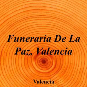 Funeraria De La Paz, Valencia|Funeraria|funeraria-paz-valencia|4,3|6|Av. del Cid, 2, 46018 Valencia|Valencia|899|valencia|Valencia|parquedelapaz.es|963 13 00 57|-|https://goo.gl/maps/pv1DMHw7YGc4cnCt7|