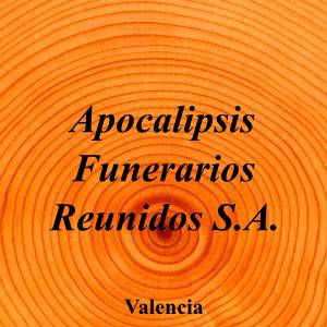 Apocalipsis Funerarios Reunidos S.A.|Funeraria|apocalipsis-funerarios-reunidos-sa|||Calle Entre Sequies, 10 (Pol Ind Raga), 46210 Picanya|Valencia|899|valencia|Valencia|||-|https://goo.gl/maps/MVeFAyshFeYvc9KG9|