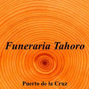 Funeraria Tahoro