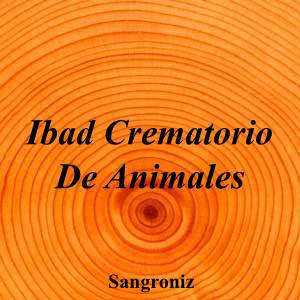 Ibad Crematorio De Animales