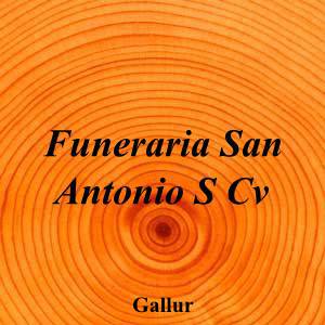 Funeraria San Antonio S Cv|Funeraria|funeraria-san-antonio-s-cv|||Calle la Planilla, 4, 50650 Gallur, Zaragoza|Gallur|902|zaragoza|Zaragoza||976 85 72 66|-|https://goo.gl/maps/ohbRr2MRdZabKUQ37|