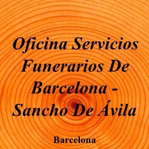 Oficina Servicios Funerarios De Barcelona - Sancho De Ávila