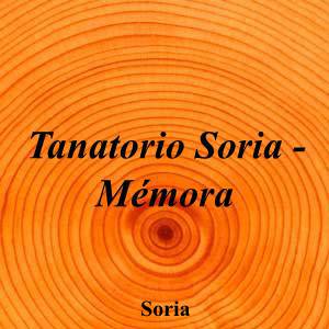 Tanatorio Soria - Mémora