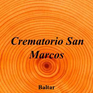 Crematorio San Marcos|Servicio de cremación|crematorio-san-marcos|5,0|1|36828, PO|Baltar|890|pontevedra|Pontevedra|||-|https://goo.gl/maps/mX5wFFEaqckqcbwC7|