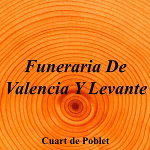 Funeraria De Valencia Y Levante