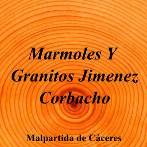 Marmoles Y Granitos Jimenez Corbacho