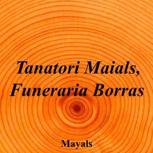 Tanatori Maials, Funeraria Borras