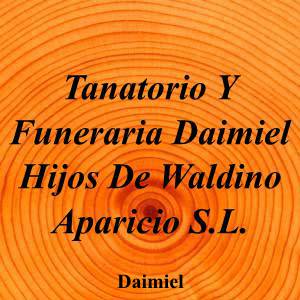 Tanatorio Y Funeraria Daimiel Hijos De Waldino Aparicio S.L.