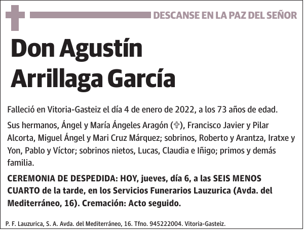 Agustín Arrillaga García