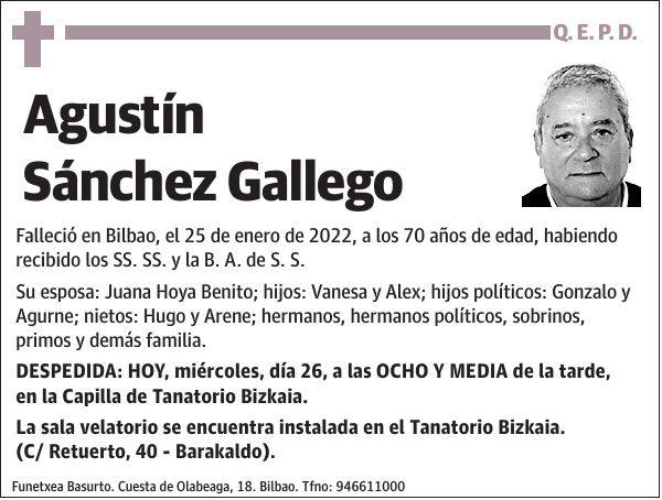 Agustín Sánchez Gallego