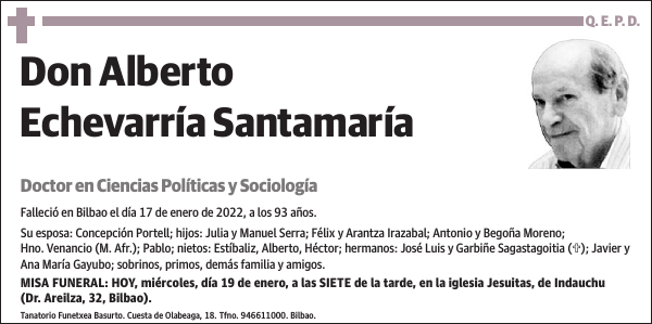 Alberto Echevarría Santamaría