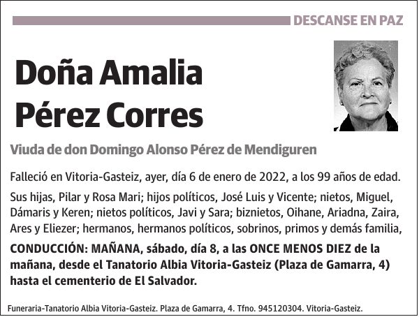 Amalia Pérez Corres