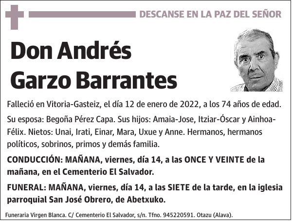 Andrés Garzo Barrantes
