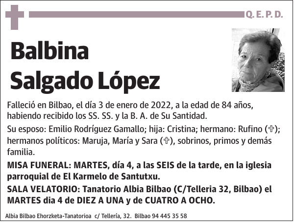 Balbina Salgado López