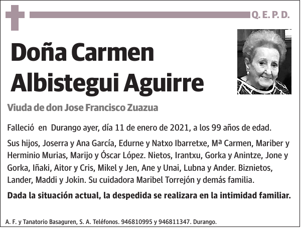 Carmen Albistegui Aguirre