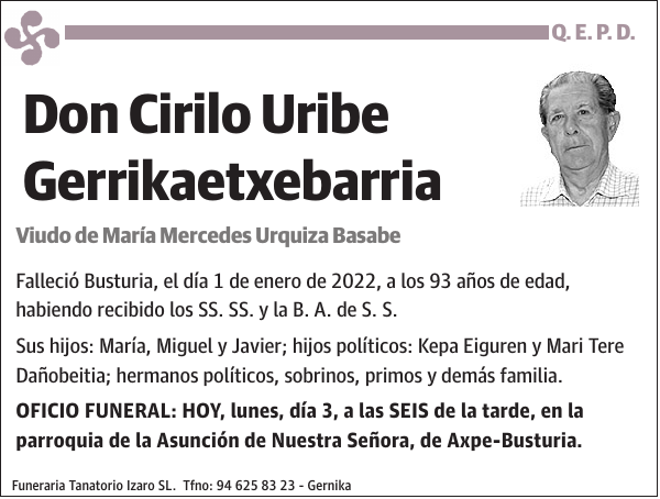 Cirilo Uribe Gerrikaetxebarria