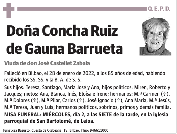 Concha Ruiz de Gauna Barrueta
