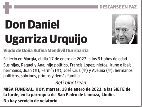 Daniel Ugarriza Urquijo