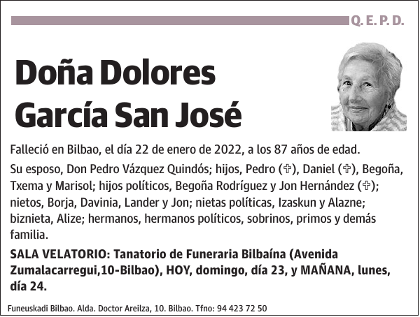 Dolores García San José