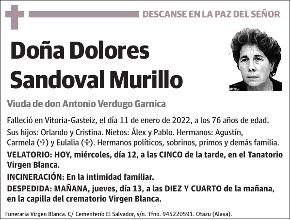 Dolores Sandoval Murillo
