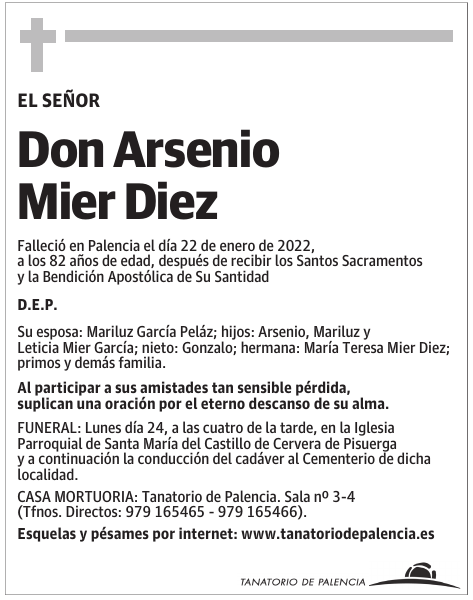 Don Arsenio Mier Diez