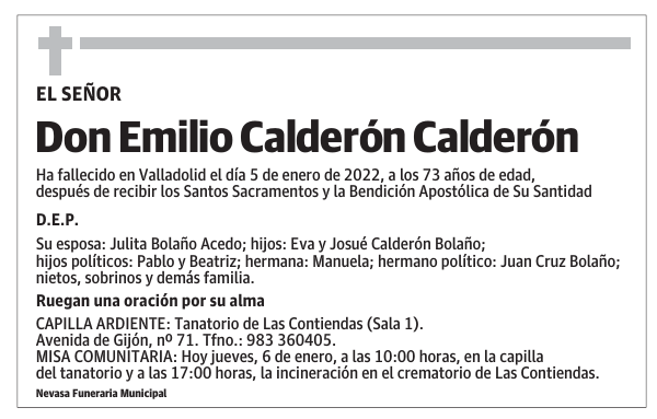 Don Emilio Calderón Calderón