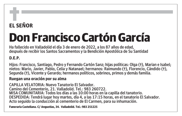 Don Francisco Cartón García