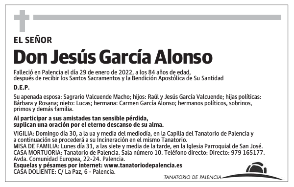 Don Jesús García Alonso