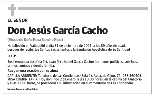 Don Jesús García Cacho