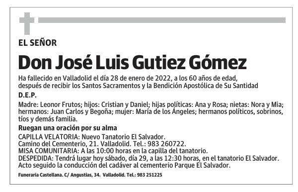 Don José Luis Gutiez Gómez