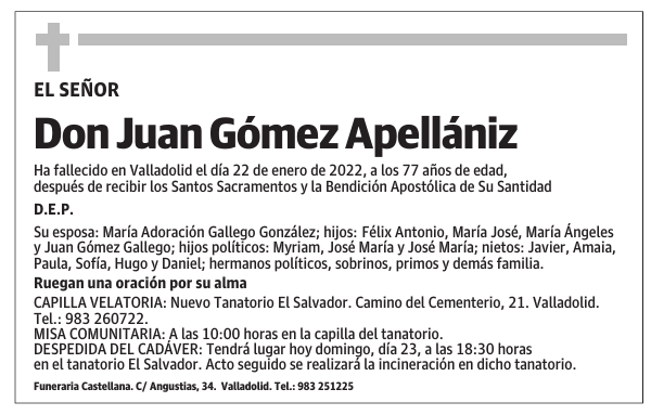 Don Juan Gómez Apellániz