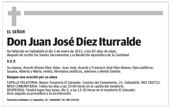 Don Juan José Díez Iturralde