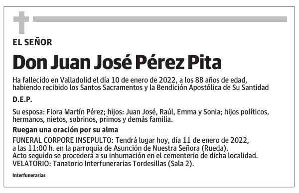 Don Juan José Pérez Pita