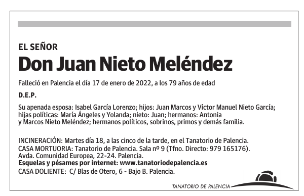 Don Juan Nieto Meléndez