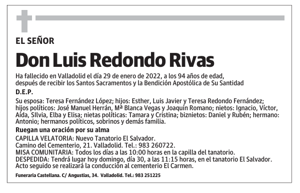 Don Luis Redondo Rivas