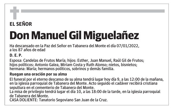 Don Manuel Gil Miguelañez
