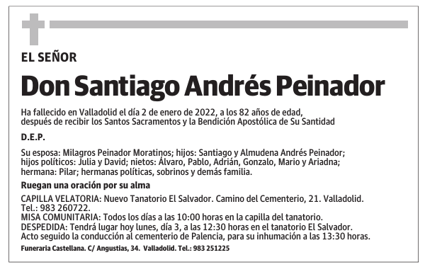Don Santiago Andrés Peinador