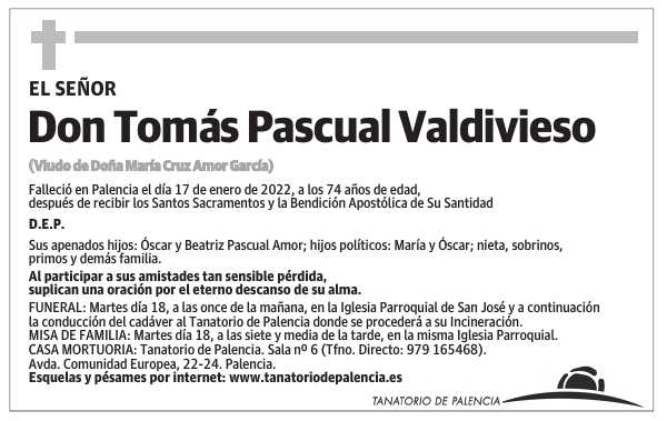 Don Tomás Pascual Valdivieso