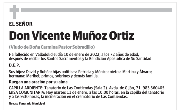 Don Vicente Muñoz Ortiz