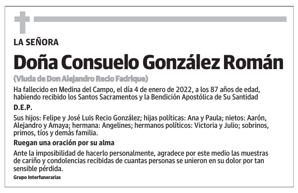 Doña Consuelo González Román