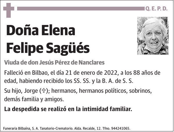 Elena Felipe Sagüés