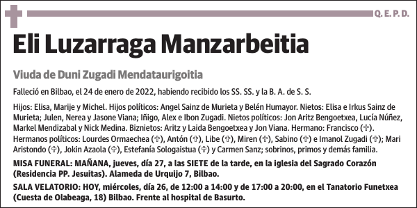 Eli Luzarraga Manzarbeitia