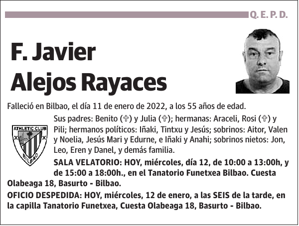 F. Javier Alejos Rayaces