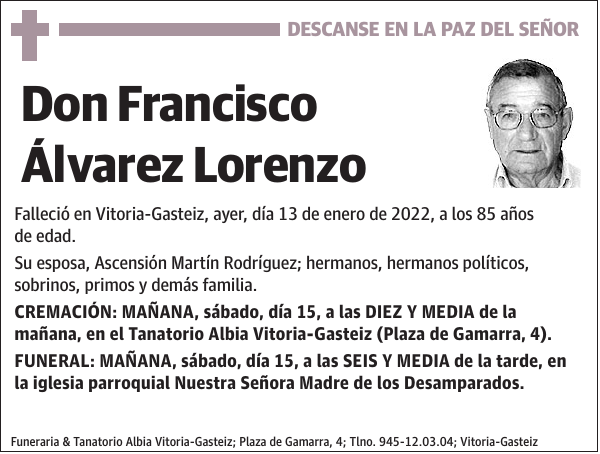 Francisco Álvarez Lorenzo