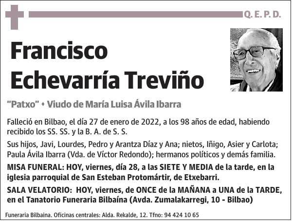 Francisco Echevarría Treviño Patxo