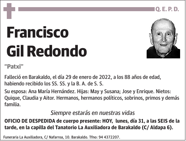 Francisco Gil Redondo