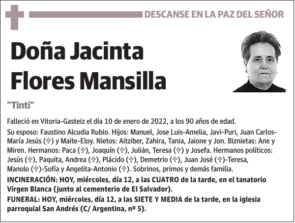 Jacinta Flores Mansilla
